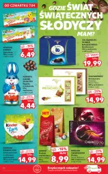 Gazetka promocyjna Kaufland - OFERTA TYGODNIA - Gazetka - ważna od 12.04 do 12.04.2022 - strona 22 - produkty: Piec, Ser, Praliny, Lindor, Lody, Czekolada, Figurka z czekolady, Ferrero, Bomboniera, Kinder