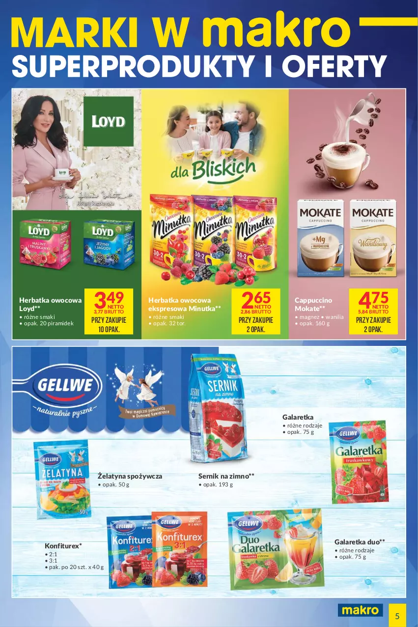 Gazetka promocyjna Makro - [Oferta specjalna] Marki w MAKRO - ważna 28.06 do 11.07.2022 - strona 5 - produkty: Cappuccino, Gala, Galaretka, Loyd, Magnez, Ser