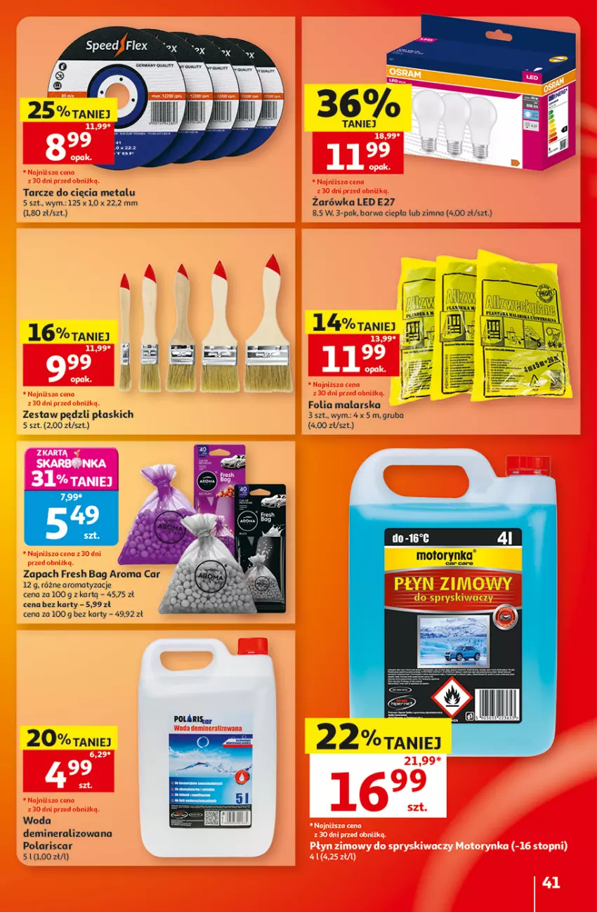 Gazetka promocyjna Auchan - Gazetka 30 Lat Hipermarket Auchan - ważna 10.09 do 16.09.2026 - strona 41 - produkty: Folia malarska, Płyn zimowy, Top, Woda