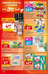 Gazetka promocyjna Auchan - Gazetka 30 Lat Hipermarket Auchan - Gazetka - ważna od 16.09 do 16.09.2026 - strona 36 - produkty: Gin, Gry, Spray do czyszczenia, Pampers, Papier, Ręcznik kuchenny, Tablet, Majtki, Papier toaletowy, Ręcznik, Fairy, Pieluchomajtki, Zmywarki, Sidolux, Tabletki do zmywarki, Fa