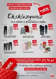 Gazetka promocyjna Kik - Gazetka - ważna od 15.10 do 15.10.2023 - strona 12 - produkty: Top, Gin, Rajstopy, Pajac, Dres, Legginsy, Dzieci, Spodnie, Spodnie dresowe, Mobil