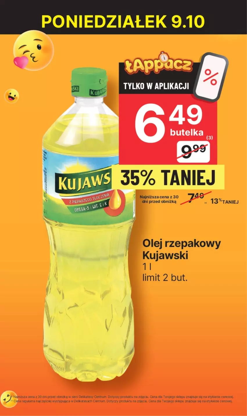 Gazetka promocyjna Delikatesy Centrum - Gazetka DC39 pon-sr - ważna 09.10 do 11.10.2023 - strona 2 - produkty: Kujawski, Olej, Olej rzepakowy, Rum