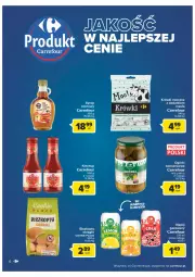 Gazetka promocyjna Carrefour - Gazetka Carrefour ZyskOferty - Gazetka - ważna od 14.05 do 14.05.2022 - strona 6 - produkty: Ketchup, Krówki mleczne, Ser, Ogórki konserwowe, Napój gazowany, Syrop, Napój, Biszkopty