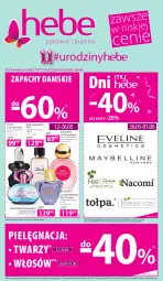 Gazetka promocyjna Hebe - Gazetka - Gazetka - ważna od 01.06 do 01.06.2022 - strona 1 - produkty: Woda perfumowana, Babyliss, Salvatore Ferragamo, Philips, Perfum, Karl Lagerfeld, Wella, Woda toaletowa, Lolita Lempicka, Bourjois, Woda