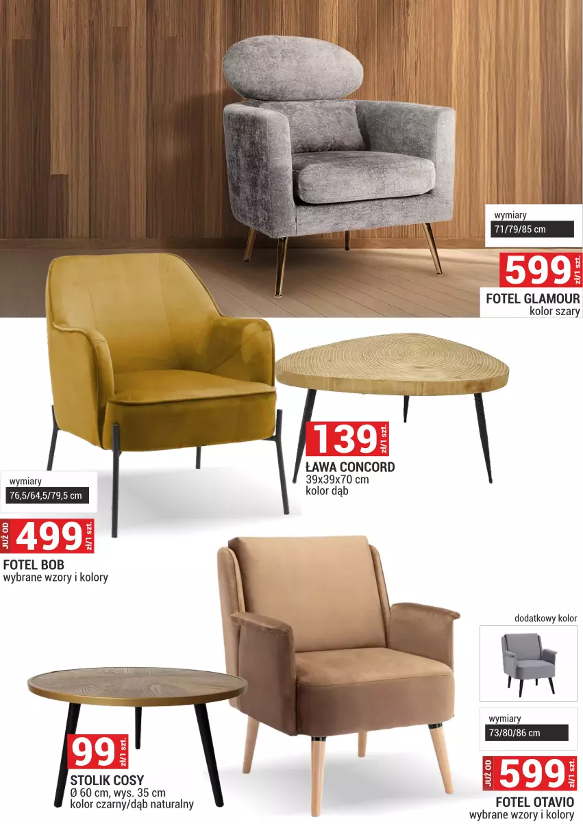 Gazetka promocyjna Merkury Market - ważna 01.06 do 30.06.2025 - strona 12 - produkty: Fotel, Stolik