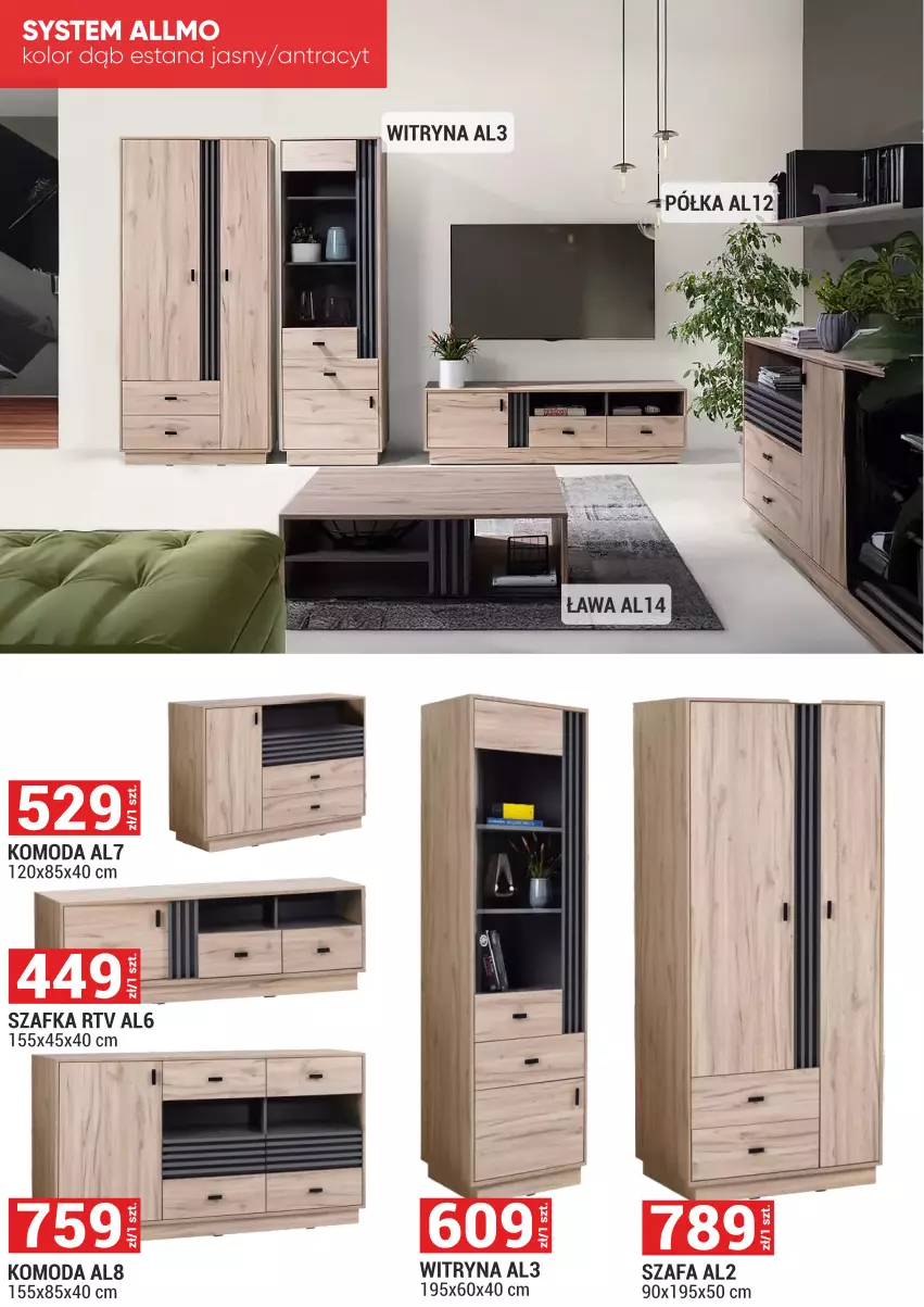 Gazetka promocyjna Merkury Market - ważna 01.06 do 30.06.2025 - strona 38 - produkty: Fa, Komoda, Moda, Szafa, Szafka, Witryna