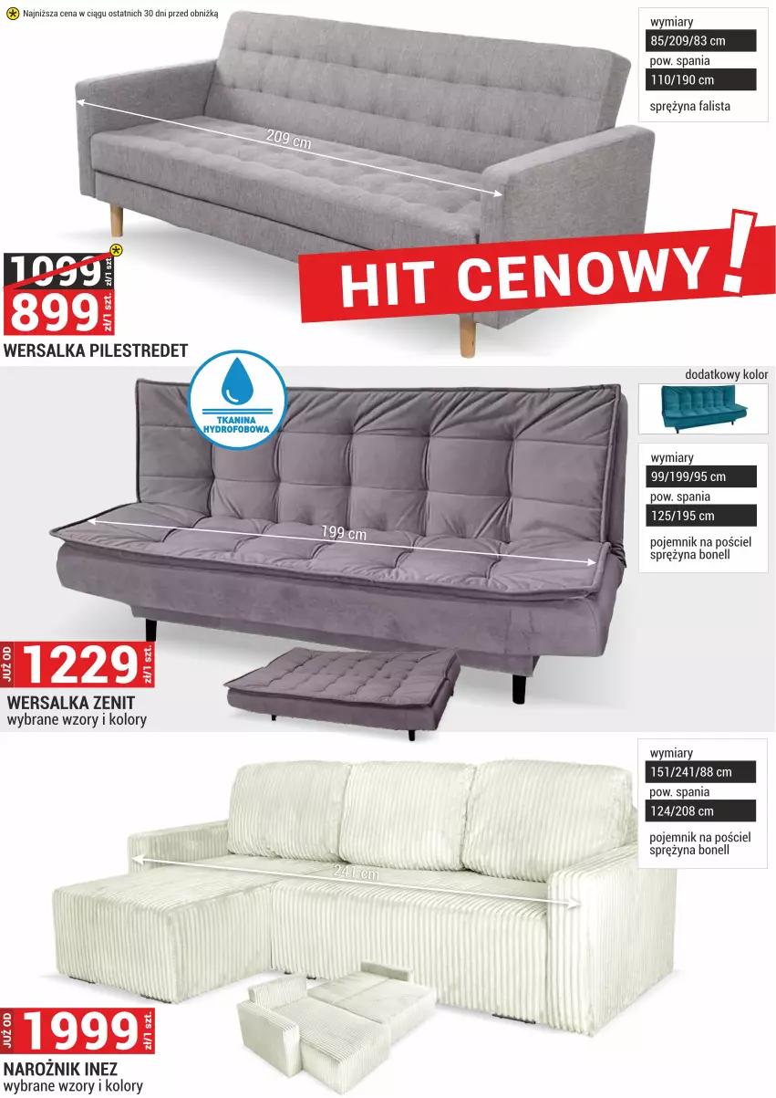 Gazetka promocyjna Merkury Market - ważna 01.06 do 30.06.2025 - strona 39 - produkty: Fa, Pojemnik, Pościel, Wersalka