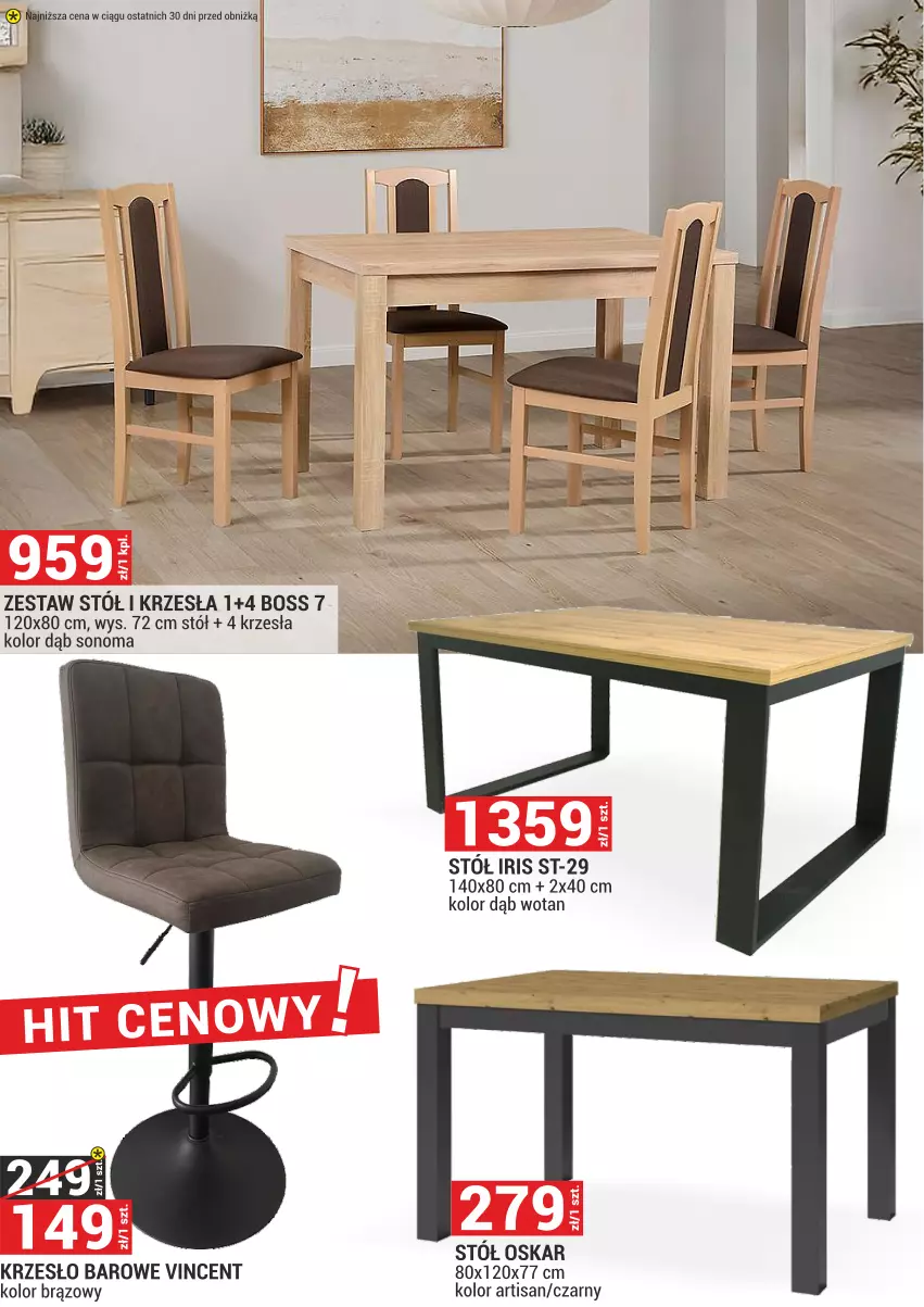Gazetka promocyjna Merkury Market - ważna 01.06 do 30.06.2025 - strona 8 - produkty: Krzesło, Stół