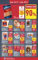 Gazetka promocyjna Aldi - Pełna oferta - Gazetka - ważna od 29.11 do 29.11.2025 - strona 10 - produkty: All Seasons, Krakus, Sos, BIC, Szynka premium, Parówki, Parówki z szynki, Golden Seafood, Szynka, Borowiki, Szprot, Tuńczyk, Bazyl, Kiełbasa, Pomidory, Pomidory krojone