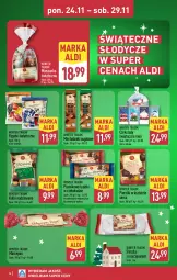 Gazetka promocyjna Aldi - Pełna oferta - Gazetka - ważna od 29.11 do 29.11.2025 - strona 14 - produkty: Strucla, Piernik, Ser, Tonik, Baton, Deser, Strucla z marcepanem