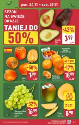 Gazetka promocyjna Aldi - Pełna oferta - Gazetka - ważna od 29.11 do 29.11.2025 - strona 3 - produkty: Mandarynki, Klementynki, Kaki, Winogrona, Wino, Mango