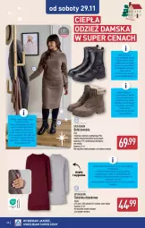 Gazetka promocyjna Aldi - Pełna oferta - Gazetka - ważna od 29.11 do 29.11.2025 - strona 40 - produkty: Acer, Bieżnik, Sukienka, Botki, Fa