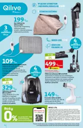 Gazetka promocyjna Auchan - Gazetka Qilive BY AUCHANLAB Hipermarket Auchan - Gazetka - ważna od 27.09 do 27.09.2023 - strona 4 - produkty: Odkurzacz, Top, Ser, Koc, Gra, Szczotka, Kosz, Sprzątanie, Parownica, Fa