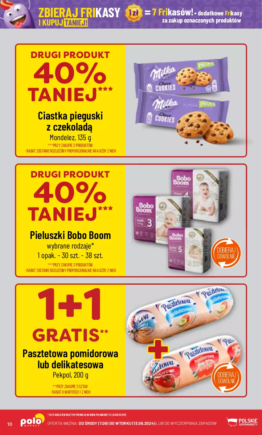 Gazetka promocyjna PoloMarket - Gazetka pomocyjna - ważna 07.08 do 13.08.2024 - strona 10 - produkty: Ciastka, Gra, Pasztet, Pekpol, Por