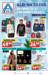 Gazetka promocyjna Aldi - Artykuły przemysłowe i tekstylia - Gazetka - ważna od 25.11 do 25.11.2023 - strona 1 - produkty: Por, Gra, Płaszcz, Dzieci, Pocopiano, Botki, Bluza, Fa