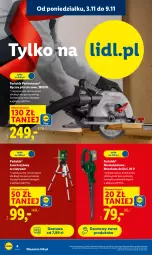 Gazetka promocyjna Lidl - GAZETKA - Gazetka - ważna od 07.11 do 07.11.2025 - strona 6 - produkty: Parkside, Ser, Dmuchawa do liści, Laser krzyżowy, Akumulator