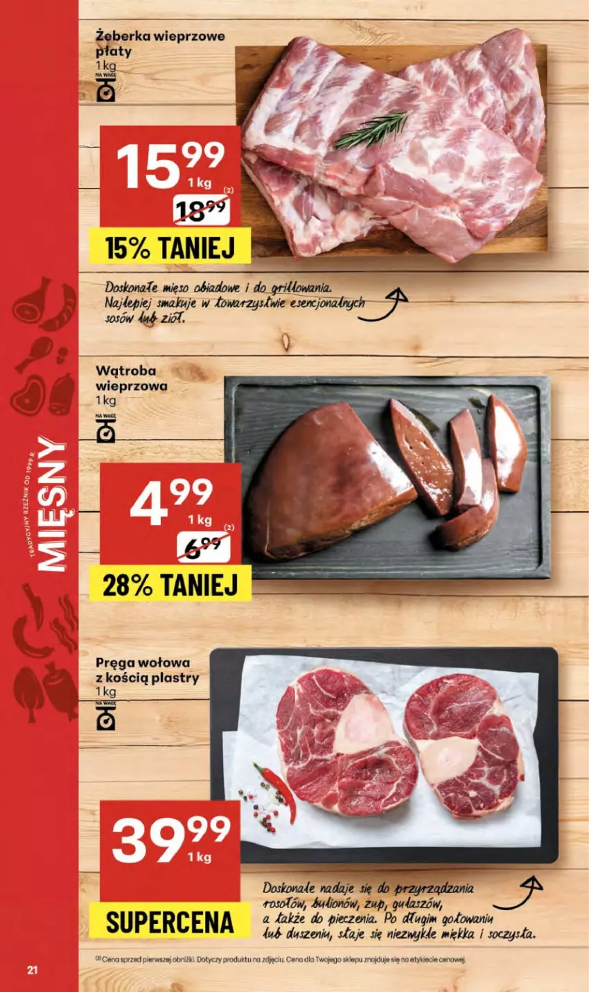 Gazetka promocyjna Delikatesy Centrum - Franczyza DC38 Czwartek - ważna 18.09 do 24.09.2025 - strona 21 - produkty: Gra, Pręga wołowa
