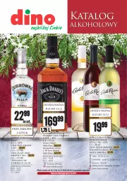 Gazetka promocyjna Dino - Katalog alkoholowy / grudzień 2024 - Gazetka - ważna od 24.12 do 24.12.2024 - strona 1 - produkty: Whiskey, Wódka, Wino, Carlo Rossi