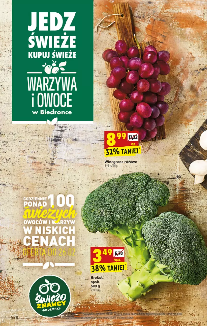 Gazetka promocyjna Biedronka - W tym tygodniu - ważna 24.02 do 02.03.2022 - strona 16 - produkty: Dron, Fa, Mafia, Por, Warzywa, Wino