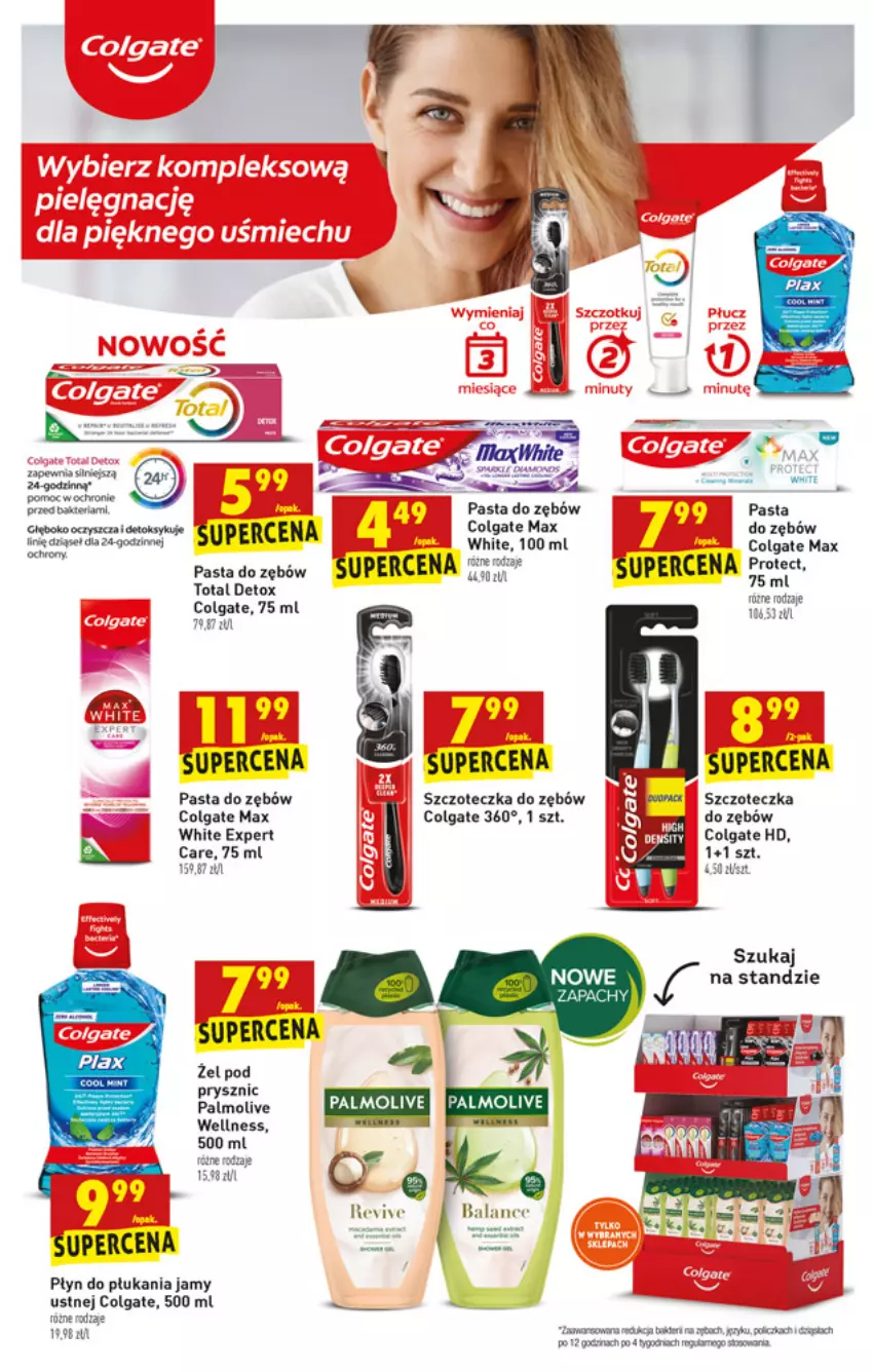 Gazetka promocyjna Biedronka - W tym tygodniu - ważna 24.02 do 02.03.2022 - strona 53 - produkty: Colgate, LG, Palmolive, Pasta do zębów, Płyn do płukania, Płyn do płukania jamy ustnej, Szczoteczka, Szczoteczka do zębów