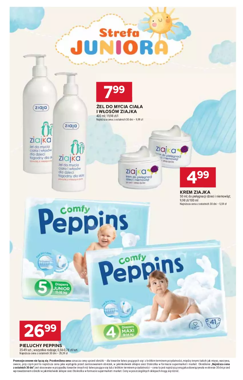 Gazetka promocyjna Stokrotka - Market - ważna 18.09 do 24.09.2025 - strona 27 - produkty: Dzieci, Mięso, Owoce, Pieluchy, Warzywa, Ziajka