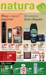 Gazetka promocyjna Drogerie Natura - Gazetka Drogerie Natura - Gazetka - ważna od 02.10 do 02.10.2023 - strona 1 - produkty: Woda perfumowana, Escada, Ser, Rum, Palmolive, Krem do rąk, Perfum, Pasta do zębów, Lack, Serum, Perła, Woda toaletowa, Puder prasowany, Puder, Peeling, Serum pod oczy, Davidoff, Woda, Lakier, Farba do włosów, Fa