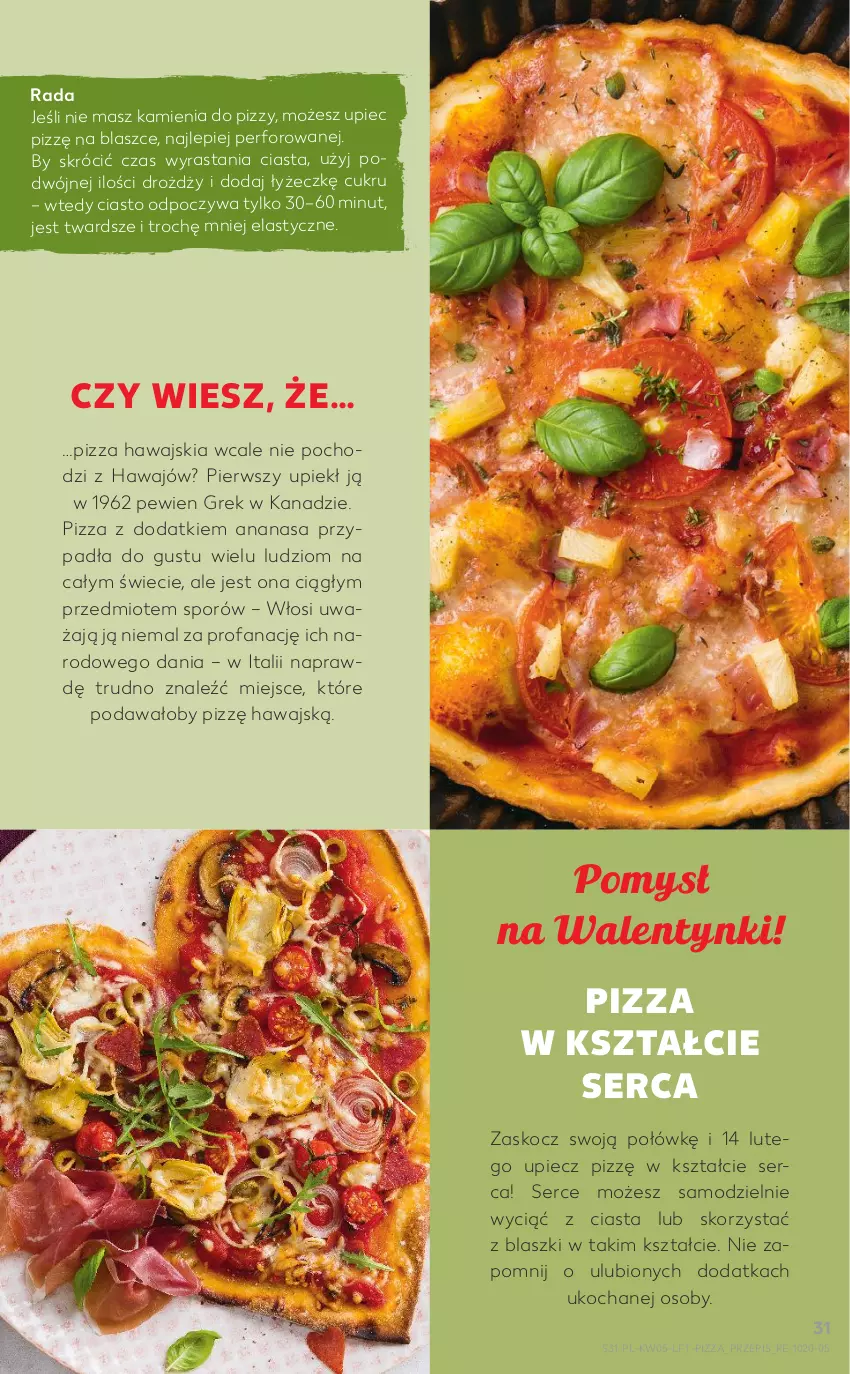 Gazetka promocyjna Kaufland - OFERTA TYGODNIA - ważna 03.02 do 09.02.2022 - strona 31 - produkty: Ananas, Fa, Koc, Piec, Pizza, Por, Ser