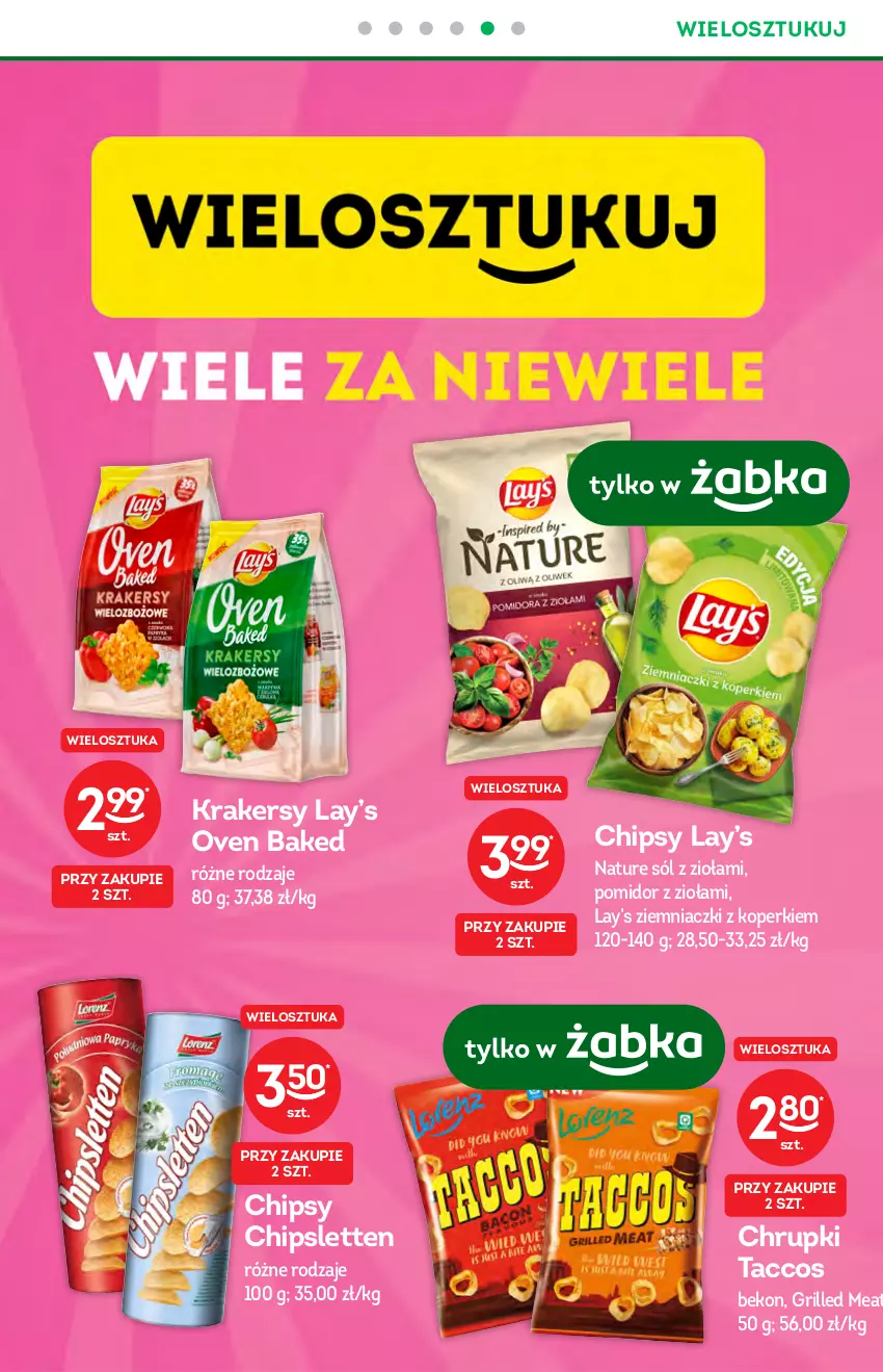 Gazetka promocyjna Żabka - ważna 20.10 do 26.10.2021 - strona 16 - produkty: Beko, Chipsy, Chrupki, Grill, Krakersy, Lay’s, Sól