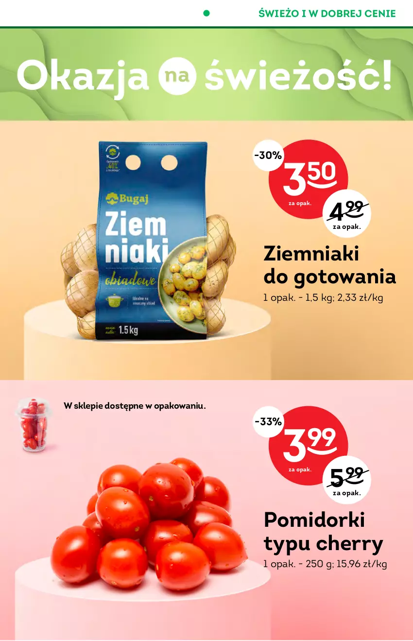 Gazetka promocyjna Żabka - ważna 20.10 do 26.10.2021 - strona 20 - produkty: Pomidorki, Ziemniaki