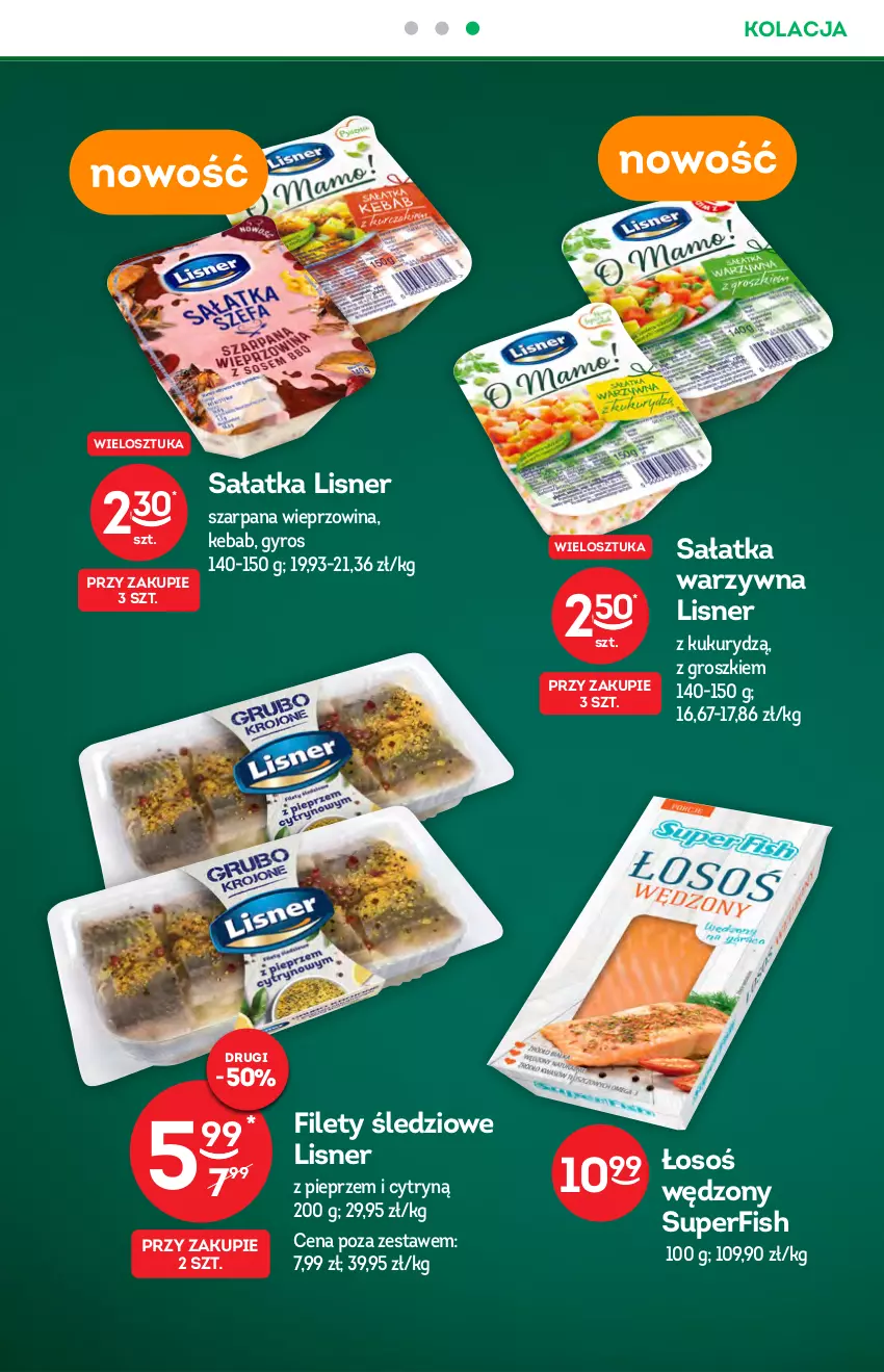 Gazetka promocyjna Żabka - ważna 20.10 do 26.10.2021 - strona 38 - produkty: Gyros, Kebab, Lisner, Pieprz, Sałat, Sałatka, Sałatka warzywna, Wieprzowina