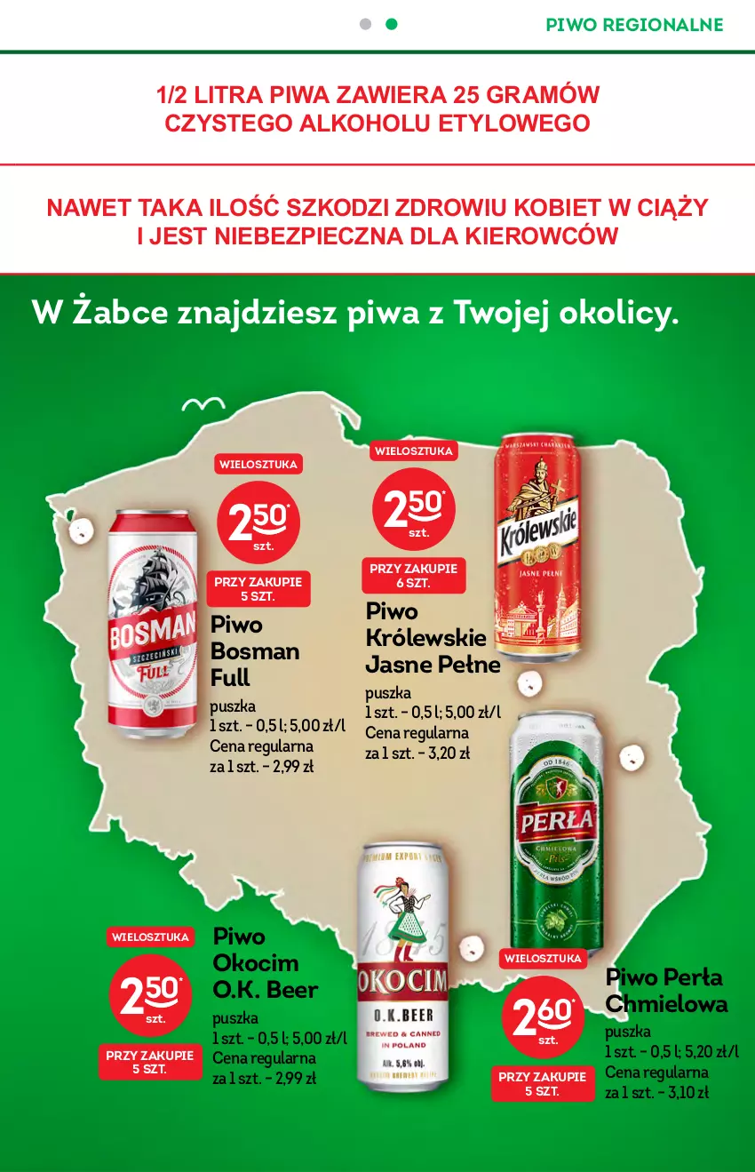 Gazetka promocyjna Żabka - ważna 20.10 do 26.10.2021 - strona 9 - produkty: Gra, Koc, Królewski, Okocim, Perła, Piec, Piwa, Piwo