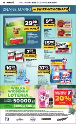 Gazetka promocyjna Netto - Artykuły spożywcze - Gazetka - ważna od 13.03 do 13.03.2024 - strona 18 - produkty: Pur, Coccolino, Proszek do prania, Friskies, Purina, Energizer, Płyn do płukania, Baterie alkaliczne, Bryza, Kapsułki do prania