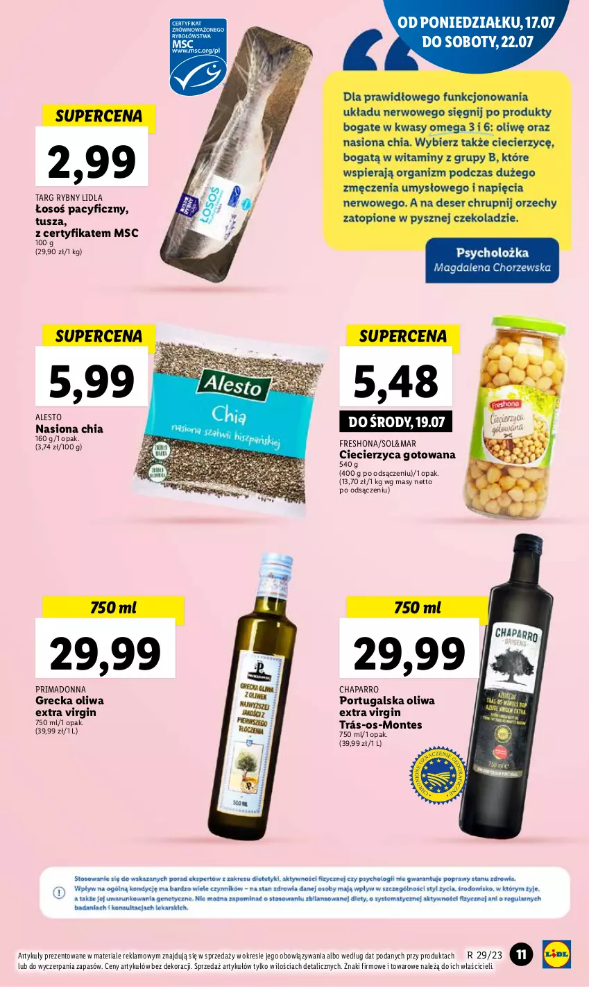 Gazetka promocyjna Lidl - GAZETKA - ważna 17.07 do 22.07.2023 - strona 41 - produkty: Chia, Gin, Monte, O nas, Por, Prima, Tusz