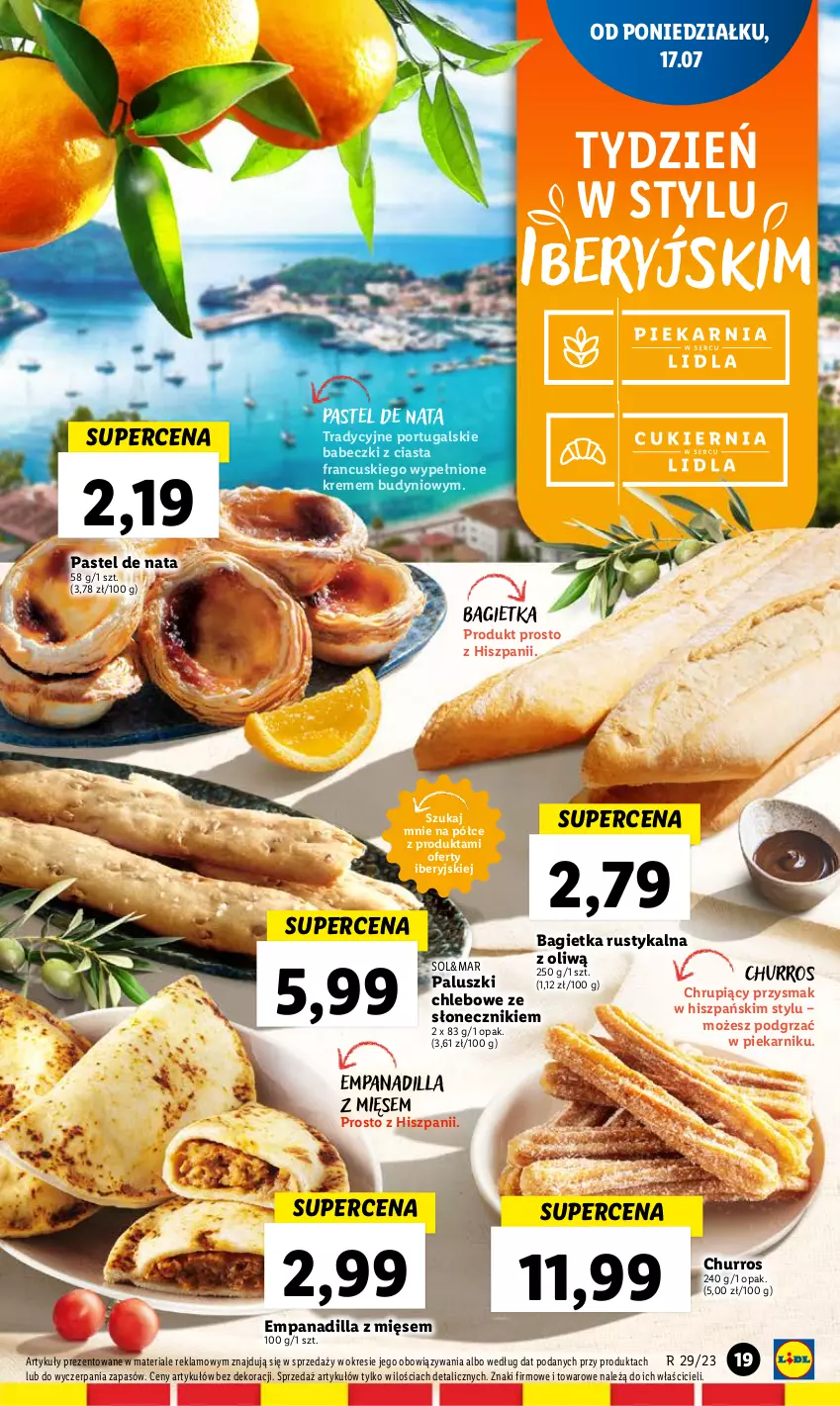 Gazetka promocyjna Lidl - GAZETKA - ważna 17.07 do 22.07.2023 - strona 53 - produkty: Babeczki, Bagietka, Chleb, Piekarnik, Por, Rust