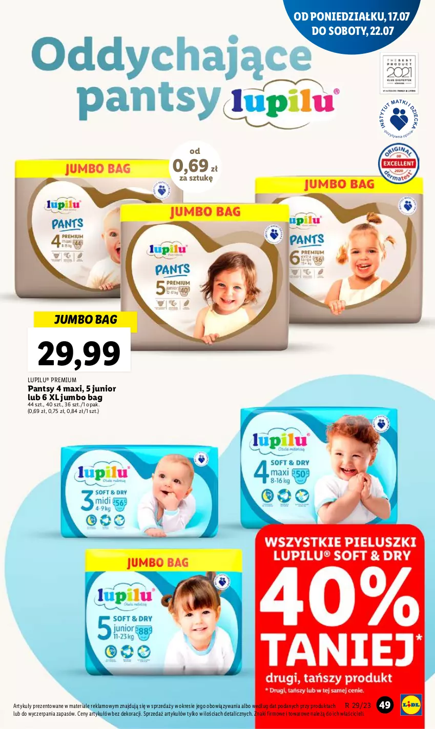 Gazetka promocyjna Lidl - GAZETKA - ważna 17.07 do 22.07.2023 - strona 85 - produkty: O Bag