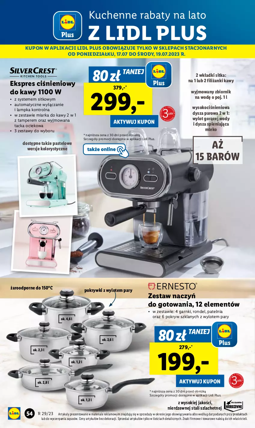 Gazetka promocyjna Lidl - GAZETKA - ważna 17.07 do 22.07.2023 - strona 90 - produkty: Koc, Miarka, Mleko, Patelnia, Por, Rondel, Sitko, Sok, Wkładki