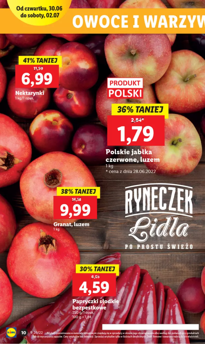 Gazetka promocyjna Lidl - GAZETKA - ważna 30.06 do 02.07.2022 - strona 10 - produkty: Gra, Granat, Nektar