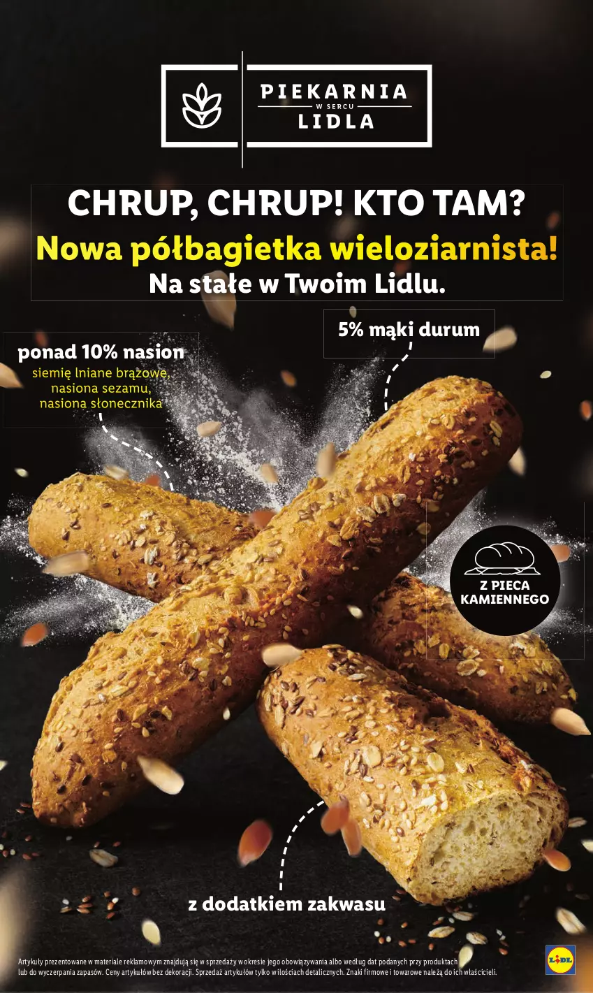 Gazetka promocyjna Lidl - GAZETKA - ważna 30.06 do 02.07.2022 - strona 50 - produkty: Bagietka, Piec, Półbagietka, Rum, Sezam