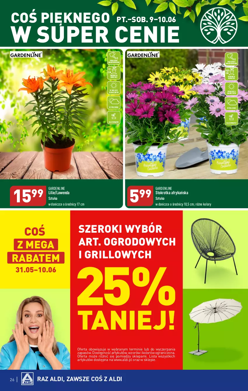 Gazetka promocyjna Aldi - Pełen katalog - ważna 05.06 do 10.06.2023 - strona 26 - produkty: Gra, Grill