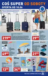 Gazetka promocyjna Aldi - Pełen katalog - Gazetka - ważna od 10.06 do 10.06.2023 - strona 33 - produkty: Teleskop, Sok, Por, Buty do wody, Buty, Szorty, Walizka, Parasol, Tran, Disney, Wełna, Ręcznik, Torba, Sport, Dzieci, Powerbank, Smartfon