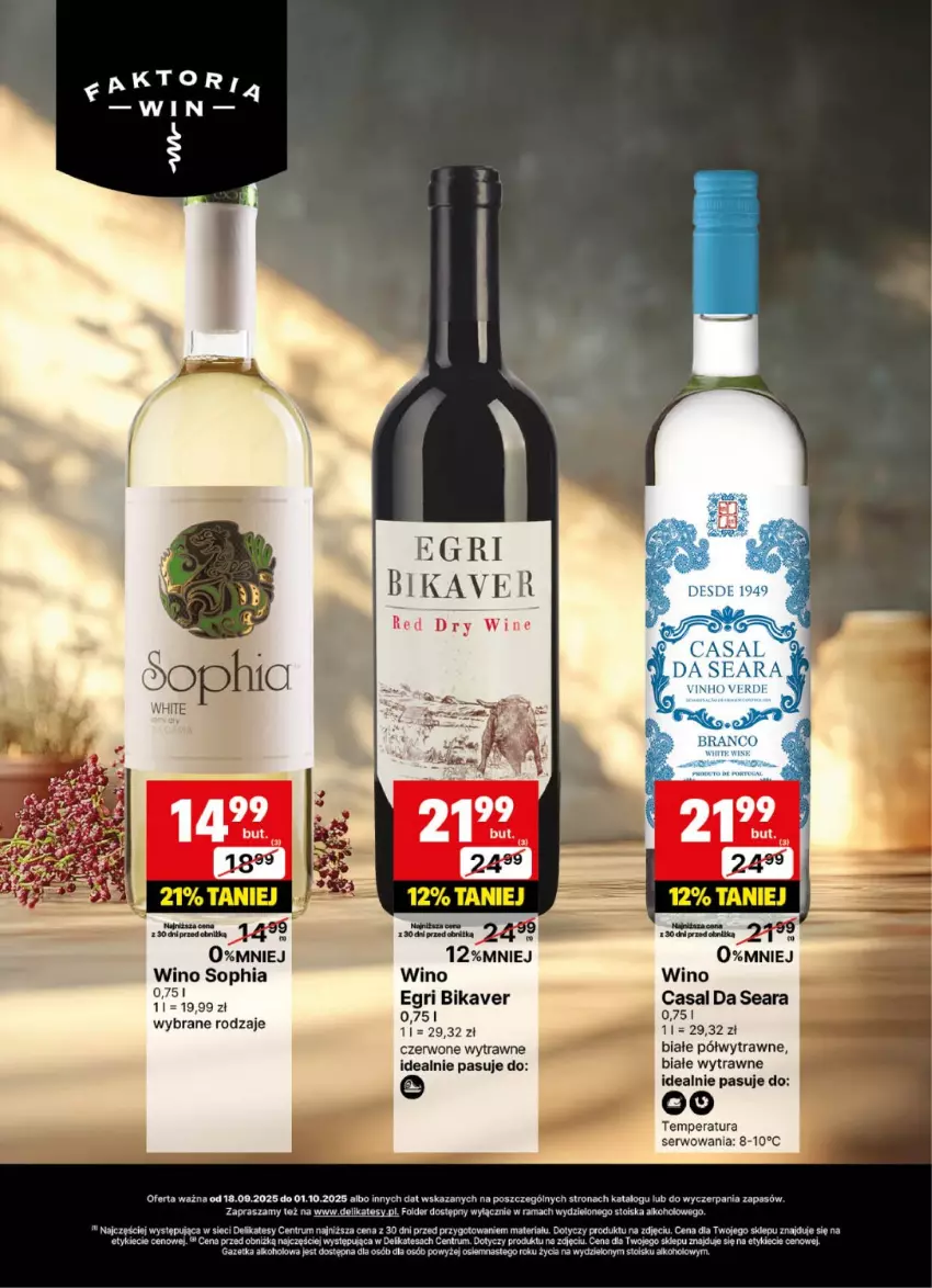 Gazetka promocyjna Delikatesy Centrum - Delibarek DC38-DC39 - ważna 18.09 do 01.10.2025 - strona 4 - produkty: Rama, Rum, Ser, Wino