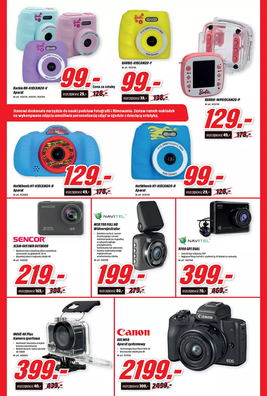 Gazetka promocyjna Media Markt - Gazetka Media Markt - ważna 19.05 do 26.05.2021 - strona 7 - produkty: Barbie, Fa, Gra, Gry, Kamera, Navitel, Por, Sport, Wideorejestrator