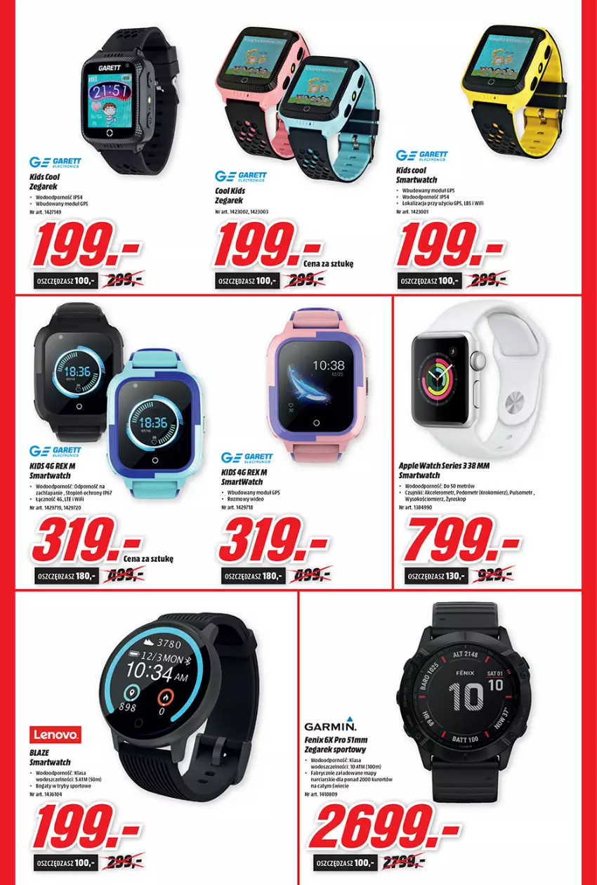 Gazetka promocyjna Media Markt - Gazetka Media Markt - ważna 19.05 do 26.05.2021 - strona 8 - produkty: Chia, Edam, Fa, Por, Ser, Smartwatch, Sport, Top, Zegar, Zegarek