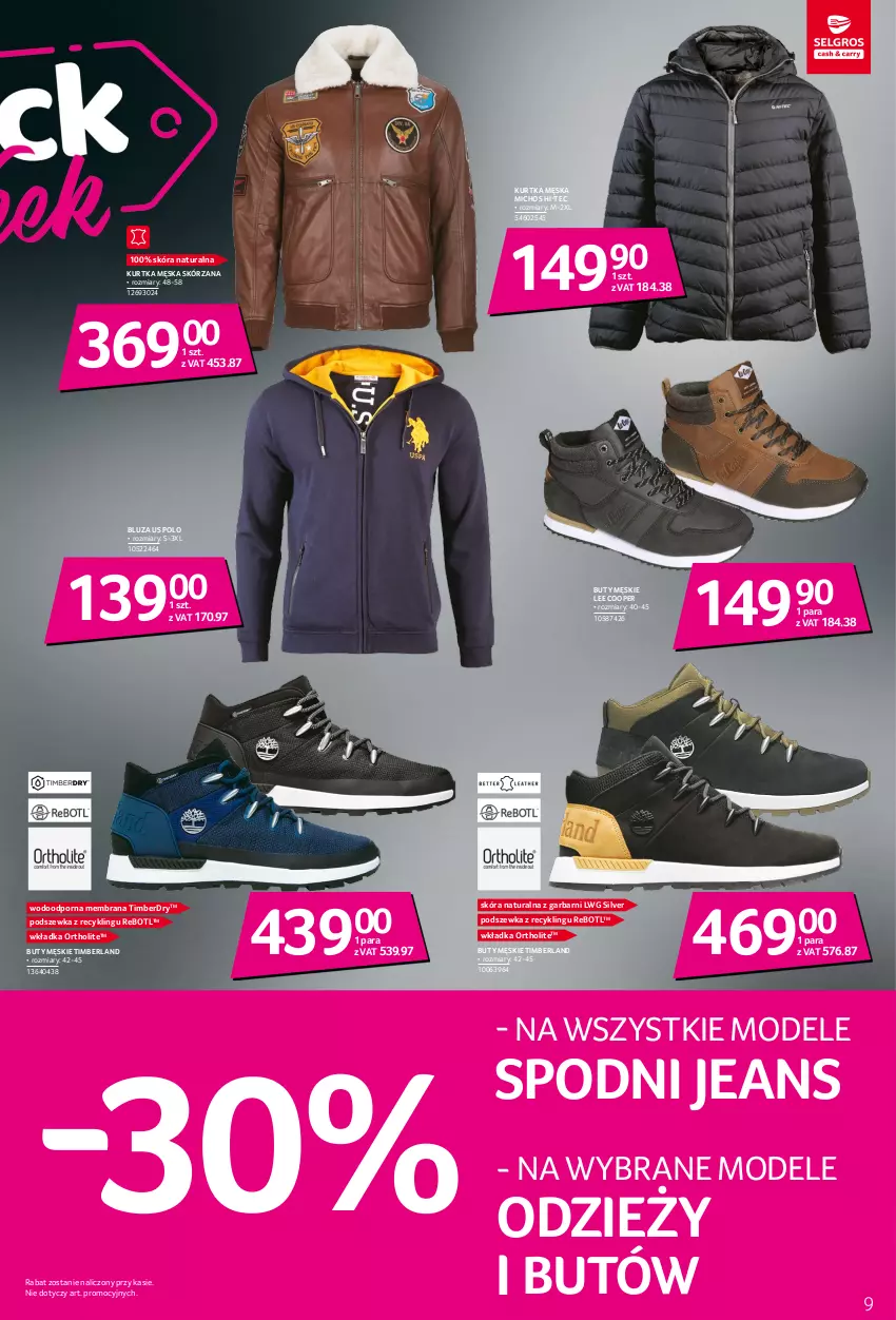 Gazetka promocyjna Selgros - Katalog Black Week - ważna 17.11 do 30.11.2022 - strona 9 - produkty: Bluza, Buty, Hi-Tec, Kurtka, Por