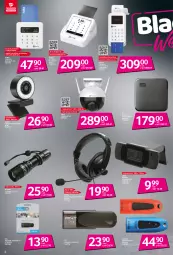 Gazetka promocyjna Selgros - Katalog Black Week - Gazetka - ważna od 30.11 do 30.11.2022 - strona 4 - produkty: Kamera internetowa, Pendrive, Słuchawki, Mikrofon, Tarka, Kamera, Drukarka, Latarka, Manta, PLATINET