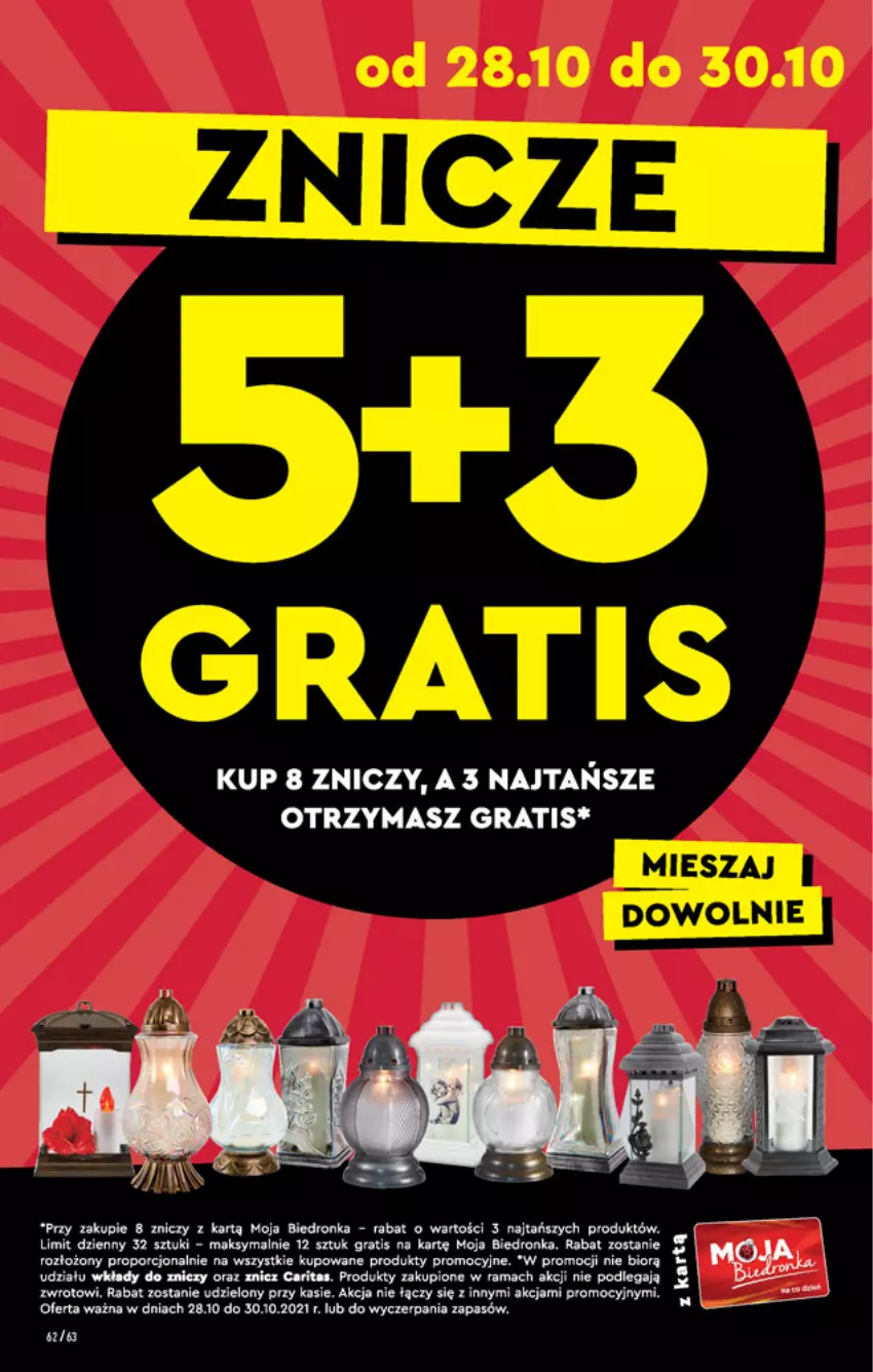 Gazetka promocyjna Biedronka - W tym tygodniu - ważna 28.10 do 03.11.2021 - strona 62 - produkty: Dron, Gra, Por, Rama, Znicz