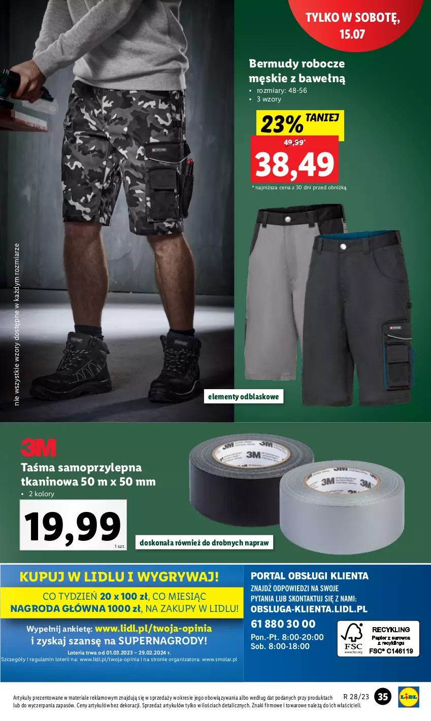 Gazetka promocyjna Lidl - GAZETKA - ważna 10.07 do 15.07.2023 - strona 41 - produkty: Bermudy, Gry, Mola, Mop