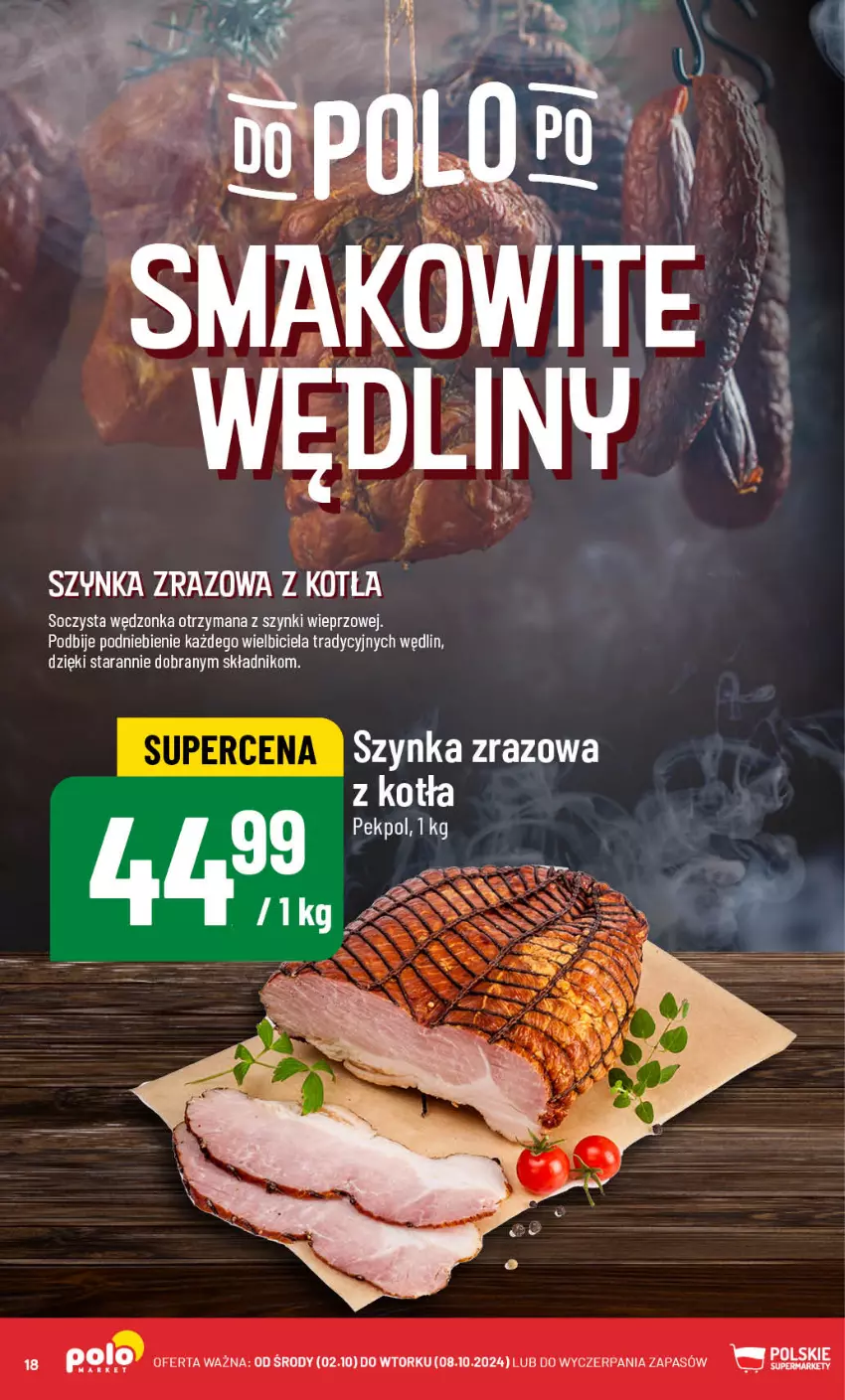 Gazetka promocyjna PoloMarket - Gazetka pomocyjna - ważna 02.10 do 08.10.2024 - strona 18 - produkty: BIC, Szynka