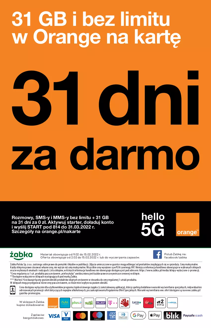 Gazetka promocyjna Żabka - ważna 09.02 do 15.02.2022 - strona 50 - produkty: Dres, Fa, Gra