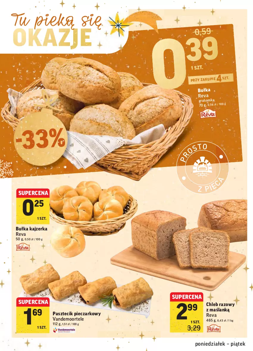 Gazetka promocyjna Intermarche - Boże narodzenie - ważna 20.12 do 24.12.2021 - strona 28 - produkty: Bułka, Chleb, Kajzerka, Piec